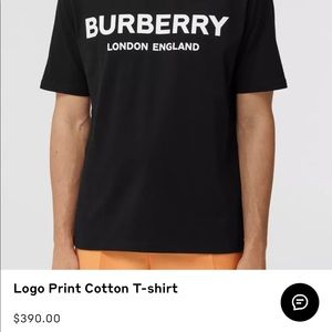 Authentic Burberry T-Shirt. Brand New With Tags